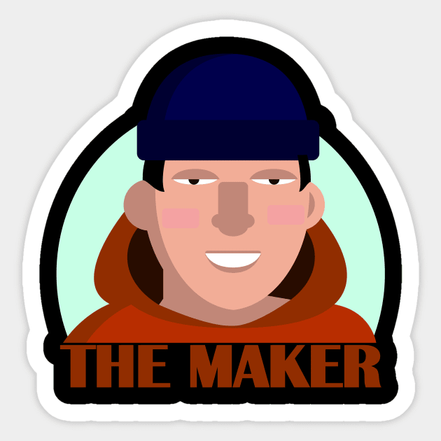 The Maker Sticker by RusaTheMaker